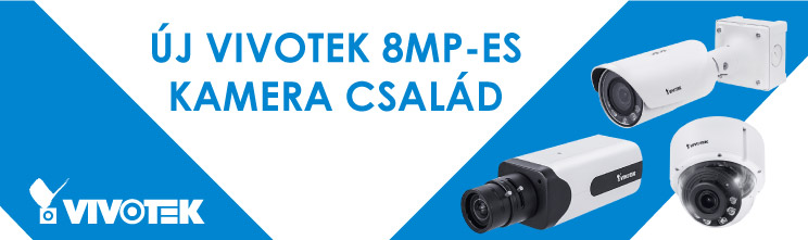 Új Vivotek 8MP-es kamera család